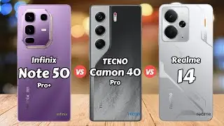 Infinix Note 50 Pro Plus 5G vs Tecno Camon 40 Pro 5G vs Realme 14 5G