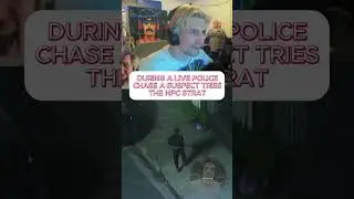 xQc Reacts to Suspect Using NPC Strat in Live Police Chase 🚓🧍