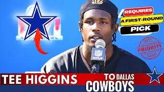 COWBOYS NEWS: TEE HIGGINS Requires a first-round pick (Trade Proposal by Analyst)