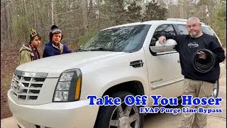 GM Truck EVAP Purge Line Clogged?  Bypass It!