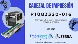 Cabezal de Impresion ZEBRA para ZT620 300Dpis P1083320-016