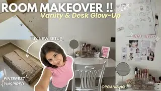Bedroom Makeover Series🎀🕯️ | Part 1: Vanity & Desk Glow-Up✨🪞💻أخيييرا أنبدا نقاد بيتي ، 😭 shopping 🛒&hellip;