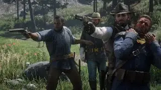 RDR2: Escape with Captain Monroe from Death