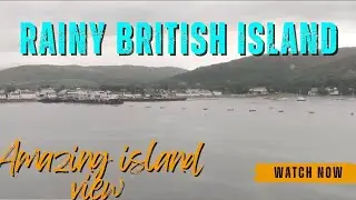 United kingdom |British island rainy season|Rainy sea island view 🇬🇧🌧️🌊 #Island #Rain #Sea