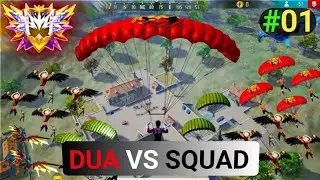 Dua vs Squad hard Gameplay 🆚 Freefire new video || Gaming Mj 