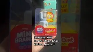 Have you seen this Mini Brands Magic Cook Kitchen Blender?!? #minibrands #toyshorts #zurutoys