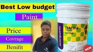 tractor emulsion shyne paint Review | Asian paint | tractor shyne | Coverage all details | paint