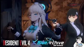 Toki & Rio (Mod) Residents Evil 4 Remake X Blue Archive 