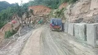 Manipur road 🛣️ working #love #automobile #travel #funny #fun #manipur #roadblock #workout