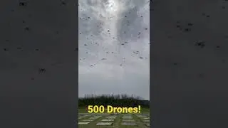 500 drone Invasion #shorts #drones #swarm