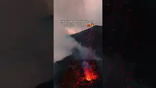 Massive Volcano Eruption 🌋🔥 Powerful Lava Explosion  Nature Disaster Shorts