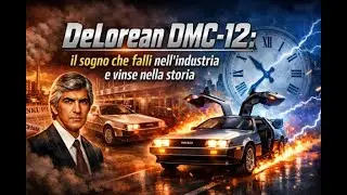 Jhon DeLorean e la DMC-12: il sogno che fall&igrave; nell&rsquo;industria ma vinse nella storia.