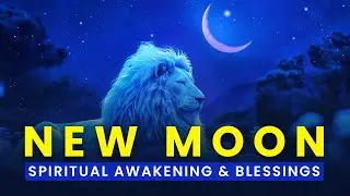 New Moon in LEO 2025: New Moon Meditation Music for Spiritual Awakening & Divine Blessings