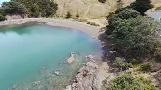 Aerial of Thames Coast, New Zealand