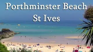 St Ives Cornwall England - Porthminster Beach on a Perfect Day