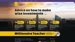 Investment Company Responsive Website Template - 47483