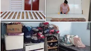 Dois Quartos Que Transformei Reaproveitando Portas de Guarda roupas Restos de Berço e Gavetas