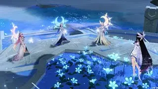 Three Moon Sisters Give Power To Columbina ( Full Cutscene ) | Genshin Impact 6.3