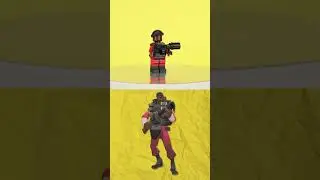 Team Fortress 2 z klock&oacute;w Lego ⛑️