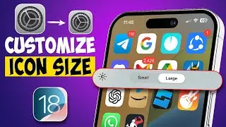 How to Change the App Icon Size on Control Center in iOS 18 | Resize App Icons on Control Center
