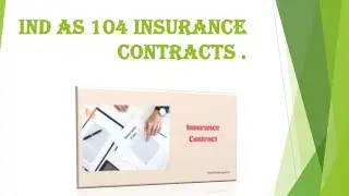 IND AS 104 Insurance contract,  M.com , Accounting theory ,@vanijyashastracommerce