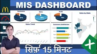 MIS Sales Dashboard in Excel, Just in 15 Minutes (Hindi)