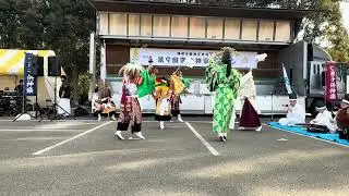 七瀬子供神楽 2025年12月7日 宇佐マラソン 日割