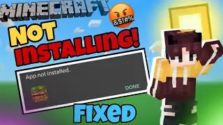 minecraft app not installed problem solve 2022 || Problem fixed || #shorts #minecraft #fixed