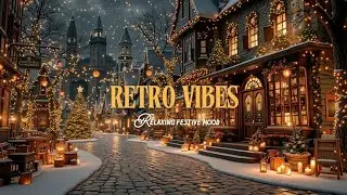 Cozy Vintage Jazz Holiday | 1950s Jazz Cafe Ambience for Festive Relaxation