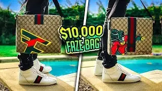 $10,000 CUSTOM FAZE GUCCI BAG! (ft. FaZe Rug)
