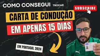 Documentos troca da carta de condução em Portugal passo a passo