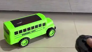 RC School Bus 3D Light Remote Control Unboxing and Testing Video #school #bus #remotecontrol 
