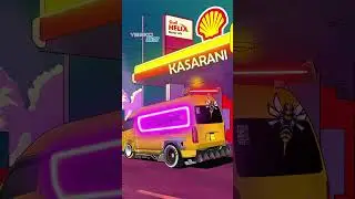 Toyota Hiace Bouncing at Shell Station! 🚐🔥 #MatatuVibes