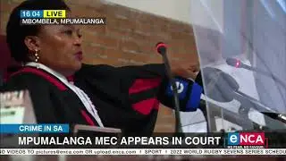Mpumalanga MEC appears in court