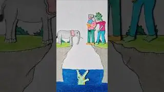 Интеллект слона Бади #шорты #рисунок #xyzart #skibiditoilet