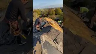 Tearing this roof, down to the ￼ deck in #allentx #rooftop #hardwork