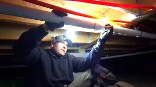 Building the Addition Part 3.  #pluming #construction #diy #crawlspace #hammer&hive