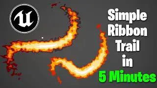 Quick UE5 Tutorial: Master the Ribbon Trail Effect in Under 5 Minutes!