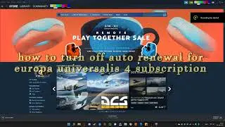 How to turn off auto renewal for Europa Universalis IV (eu4) subscription / K&uuml;ndigung von EU4-Abo