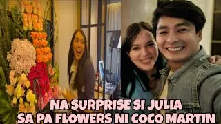 JULIA MONTES MUNTING NG MAIYAK SA CARD LETTER NI COCO MARTIN SA KANYA,LAKI NG BULAKLAK