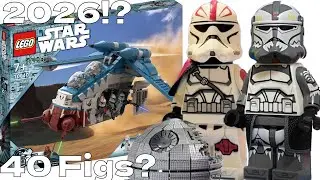 Lego P2 Wollfe!? Muunilinst 10 Gunship?, Captain Fordo?, 40 Minifigs In the $1000 Death Star? QandA
