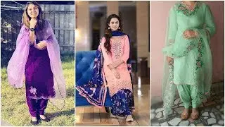 पंजाबी सूट photos ||Punjabi suits 2019||Dazzling designs by Parmi