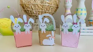 Spellbinders 24 Carrot Die Set & Catherine Pooler Mini Takeout Die Easter Bunny Basket