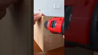Repair tips and handy solutions. How to screw chipboard or wood correctly? #diy #fixing #lifehacks