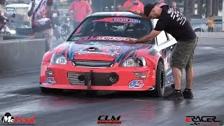 Ricky Silva McLeod Racing Civic - Sport FWD Winner | HDay Summer 2021 at New England Dragway