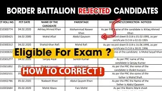 JK Police Border Battalion 10 List Out | Check Your Name | JK Police 2022