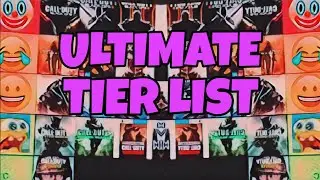 The ULTIMATE COD GAME TIER LIST!!
