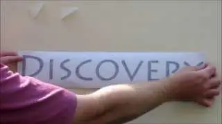 Vinyl Graphics Application - Top Hinge Method.
