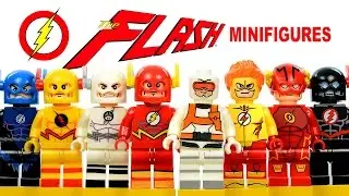 The Flash DC Superheroes CW TV series LEGO KnockOff Minifigures w/ Reverse-Flash Set 2