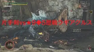 【モンハンワイルズ/MHWilds】片手剣vs★9◆5歴戦ラギアクルス